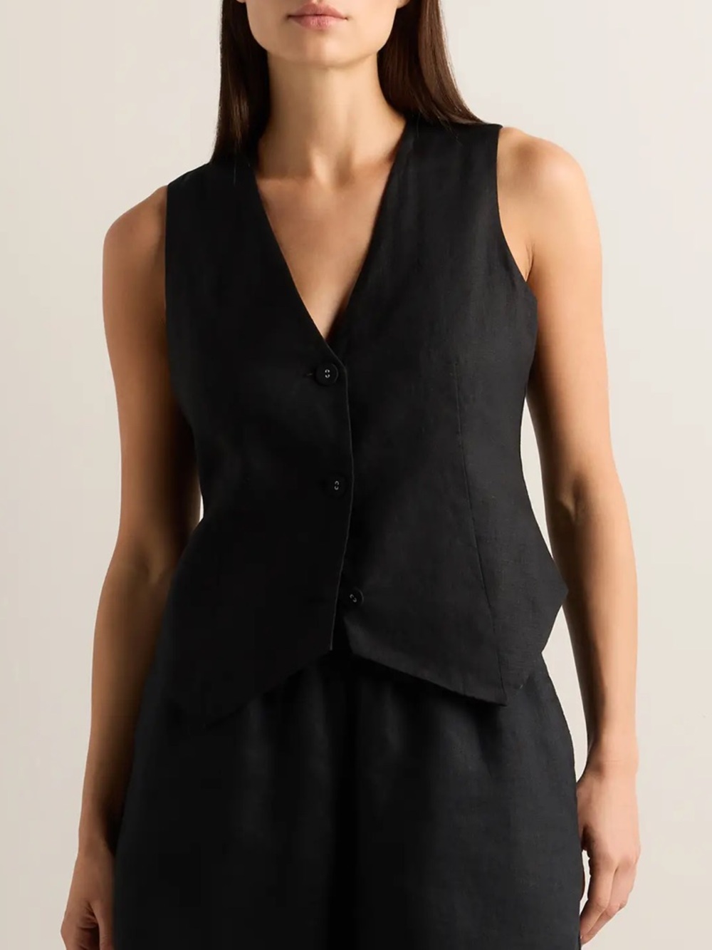 BNWT Quince 100% European Linen Vest (Size XL)